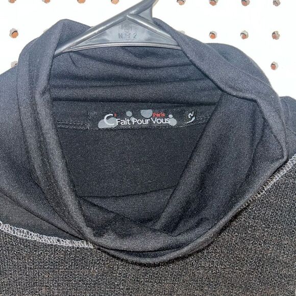 C Fait Pour Vous Paris abstract  painting long sleeve shirt - Picture 7 of 7